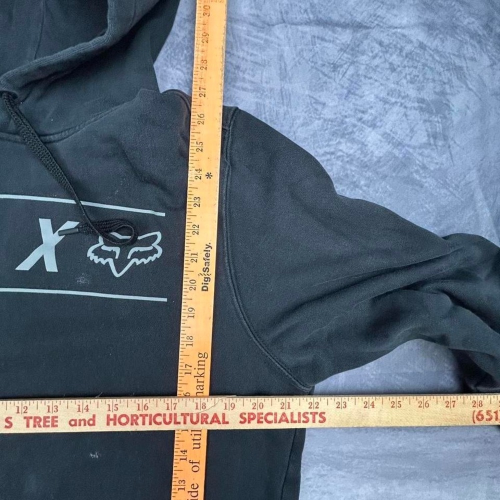 Vintage Y2K Fox Racing Black Pullover Hoodie Mens L Motocross Streetwear - Picture 5 of 5